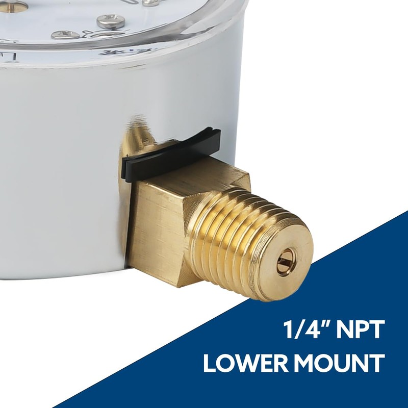 SENCTRL 0-30 Inches of Water Column Gauge, Low Pressure Capsule