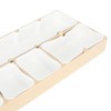 Watch Parts Storage Box Stackable 5 Compartments Acrylic Rubber Watch