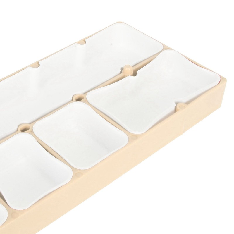 Watch Parts Storage Box Stackable 5 Compartments Acrylic Rubber Watch
