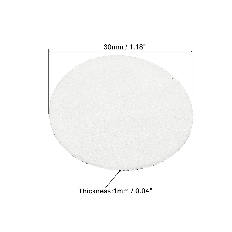 PATIKIL 30mm/1.18" Foam Lid Liner, 50 Pack PS Foam Resistant