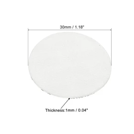 PATIKIL 30mm/1.18" Foam Lid Liner, 50 Pack PS Foam Resistant Tamper Pressure Sensitive Seal for Bottle Cap Liners Seals