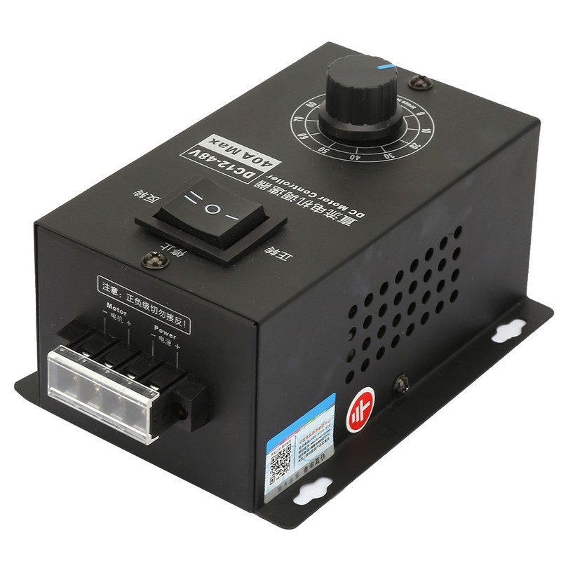 DC 12V~48V 40A Brush Motor Governor Speed Control Module Electric