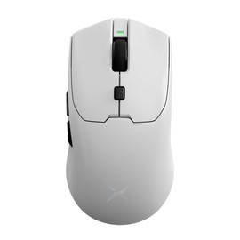 DeLUX M700PRO Wireless Gaming Mouse, 59g Lightweight, PAW 3395 Optical Sensor, 26000 DPI, 90Hrs Battery Life, 6 Programmable Buttons (White)