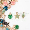 AUEAR, 45 Pack Enamel Starfish Seashell Conch Charms Pendants for
