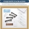 LUFF 4PACK Anti-Blue-Light Reading Glasses - Fashion HD Reader,Reduce Eyestrain