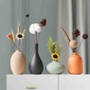AIVAR Pottery Flower Base Vase Single Vase Nordic Stylish Set