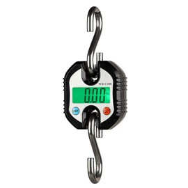 Digital Hanging Scale 150kg/ 330lb Portable Crane Scale LCD Backlight Steel Hook Scales for Farm Fishing Food Market Outdoor Work