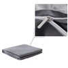 Japanese Floor Mattress Futon Mattress Cover for 39"x80"x2.5" (Dark Grey,