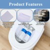 50 Pcs Flushable Stool Sample Collection Sheet with Containers Stool