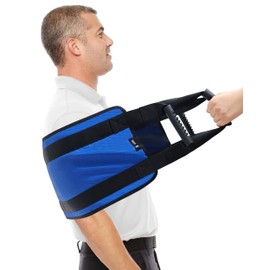 SPRING SEAON Transfer Sling - Essential Transfer Belt Lifting Strap for Elderly and Disabled with Mobility Aids- Lift Assist Gait Belts for Seniors for Home, Hospital, Nursing Care (Blue)