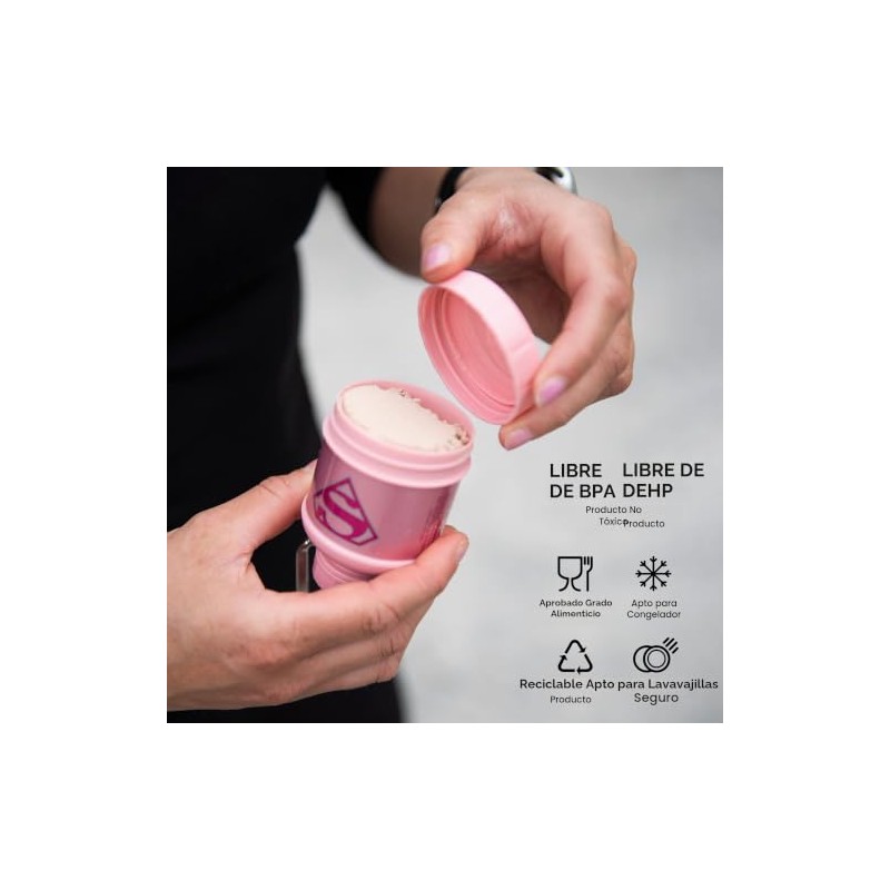 SmartShake Proteína de Suero en Polvo, 110 ml para Estilo