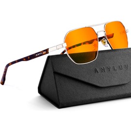 ANYLUV Blue Light Glasses for Woman/Men, Blue Light Blocking Glasses Women Computer Gaming Glasses for Eye Protection