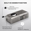 VloEssic 6-in-1 Triple Jet Butane Torch Lighter Built-in V &