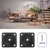 OTOTEC 8Sets M8 Angled Legs Fixing Mounting Plate 12° Suitable