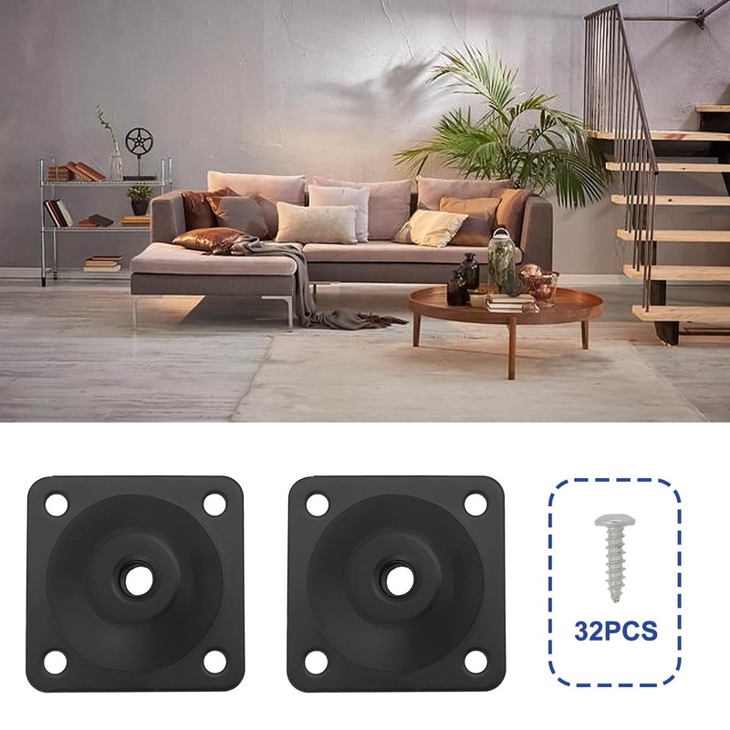 OTOTEC 8Sets M8 Angled Legs Fixing Mounting Plate 12° Suitable