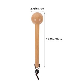 WHAMVOX 2Pcs Softball Glove Mallet Wooden Hammer for Baseball Glove Shaping with Handle