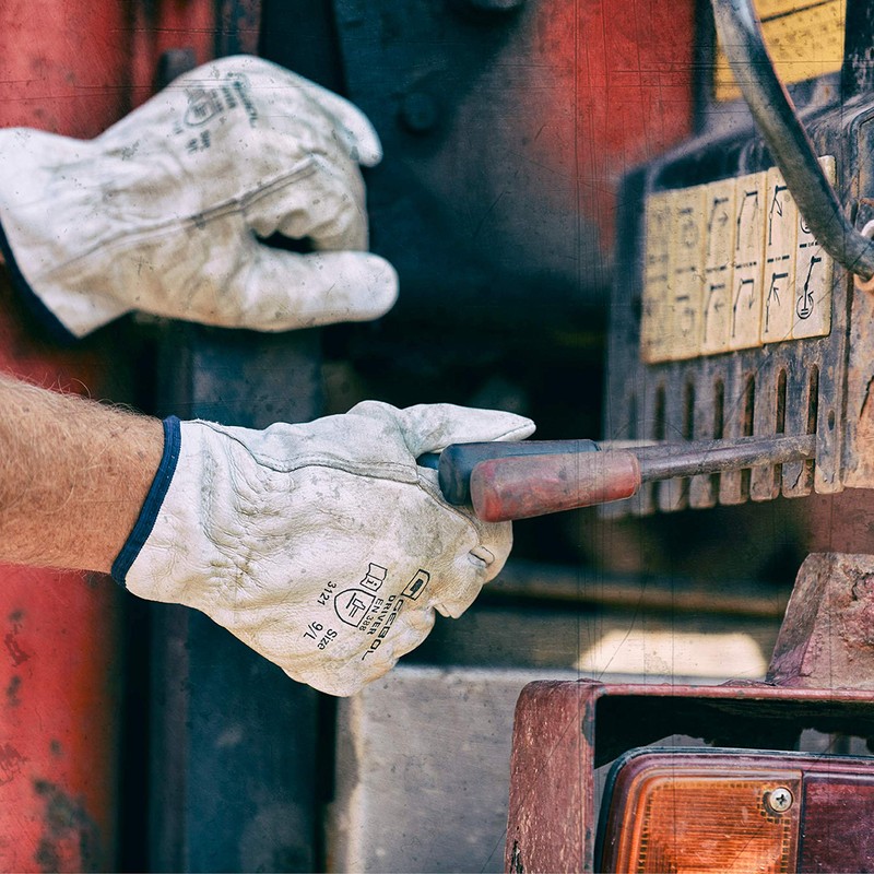Gebol Driver | High Resistance Leather Work Gloves | Leather