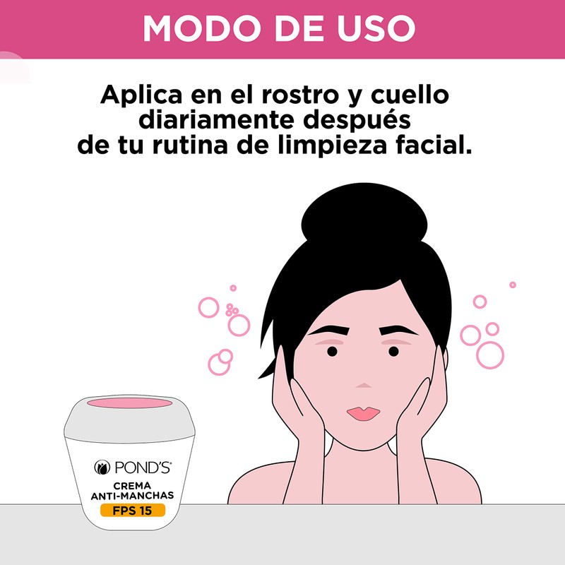 Pond's Crema Facial Anti-manchas Clarant B3 con SPF15 200 g