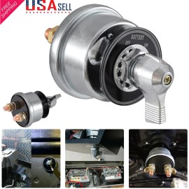 Lotfancy 12V 24V Master Battery Quick Disconnect Power Cut Shut Off Switch Heavy Duty US