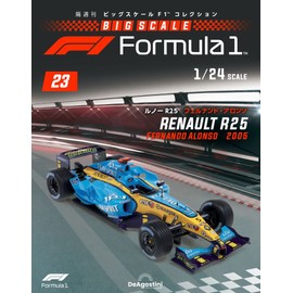 Big Scale F1 Collection No.23 (Renault R25 Fernando Alonso) [Separate Encyclopedia] (with model)