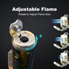 Torch Lighter,Triple Jet Flame Refillable Windproof Adjustable Butane Gas Lighter