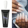 GZMAYUEN Nail Extension Gel Set Poly Nails Soft White Colours