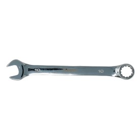 Dapetz ® Open Ended Spanner 10mm Combination Open Ring Spanner or Fixed Head Spanner Repairing Tool for Use Under Narrow Space Silver Wrench