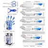 Knife Set, 9-Piece Kitchen Knife Set with Sharpener,Scissors, Dishwasher Safe