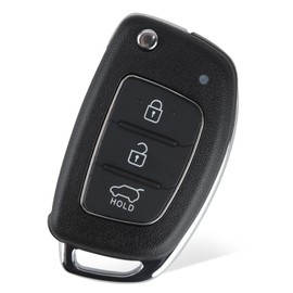 3 Button Remote Control Key Shell for Hyundai i20, i30, ix35, Tucson, Santa Fe and Kia Models, Car Key Fob, No Programming Required