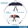 YOCTOSUN Head Mount Magnifier with 2 Led Professional Jeweler's Loupe