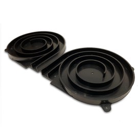 Campervan Accessories Pair of Tambour Door Spiral with Pre-Drilled Mounting Holes for Campervan Conversions and Van Conversions