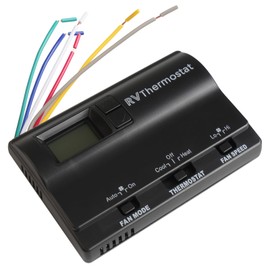 8330D3351 Wall Mounted Digital Cooling and Heating Thermostat, Suitable for Coleman 8330D3351 Thermostat Black