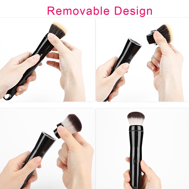 Electric Makeup Brush Automatic Rotating Makeup Brush With Foundation &