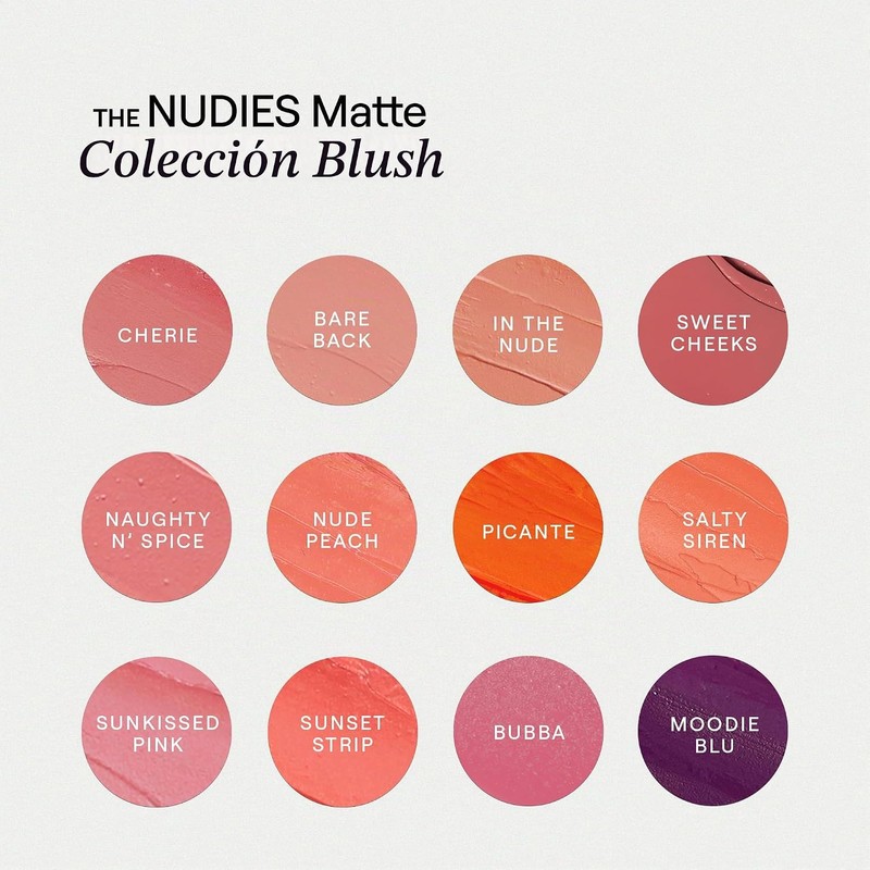 NUDESTIX Nudies Blush Stick – 3-in-1 Cream Blush for Cheeks,