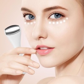 FOMIYES 1 Stück Gesichtsmassagegerät mit Eisrolle, tragbares Gesichtsmassagegerät für kalte Eisrollen, aus Edelstahl, für Gesicht und Augen