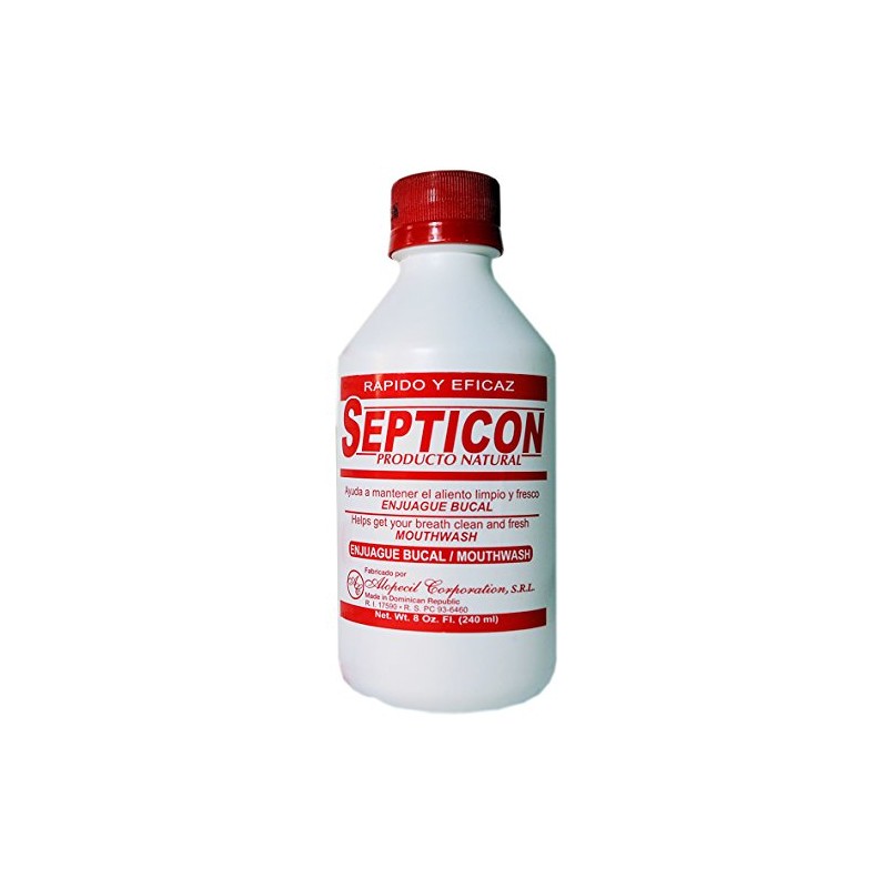 Septicon Mouthwash breath and fresh cleaning Enjuague Bucal 8oz
