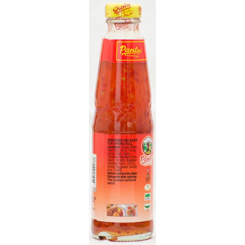 Pantainorasingh Thai Sweetened Chili Sauce for Spring Rolls, 13.2 ounces