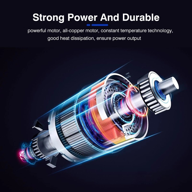 Cordless Leaf Blower Vacuum Handheld Electric Leaf Blower With 2