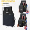 MELOTOUGH Small Tool Pouch with Belt Clip, Mini Electrician Work