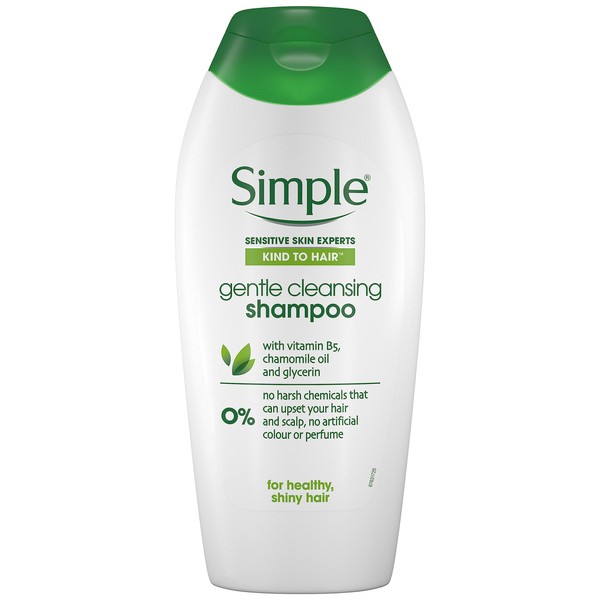 Simple Kind to Hair Gentle Cleansing Shampoo with vitamin B5,