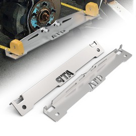 ruiru bro 2 Pcs Wheel Toe Alignment Tool Plate,Provides Accurate Wheel Alignment Measurements,Durable Toe Alignment Tool,Toe Plates Wheel Alignment Tool for Car Truck SUV Vehicle (Silver)