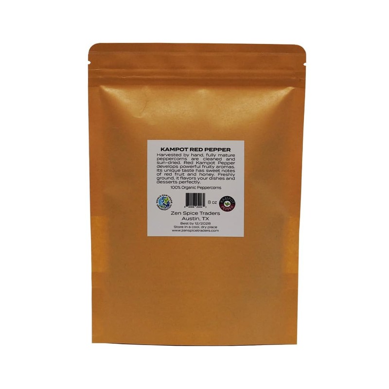 Organic Kampot Red Peppercorns | Zen Spice Traders | 8