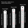 Stainless Steel Rulers, 2 Pack 20cm Metric Imperial Precision Ruler