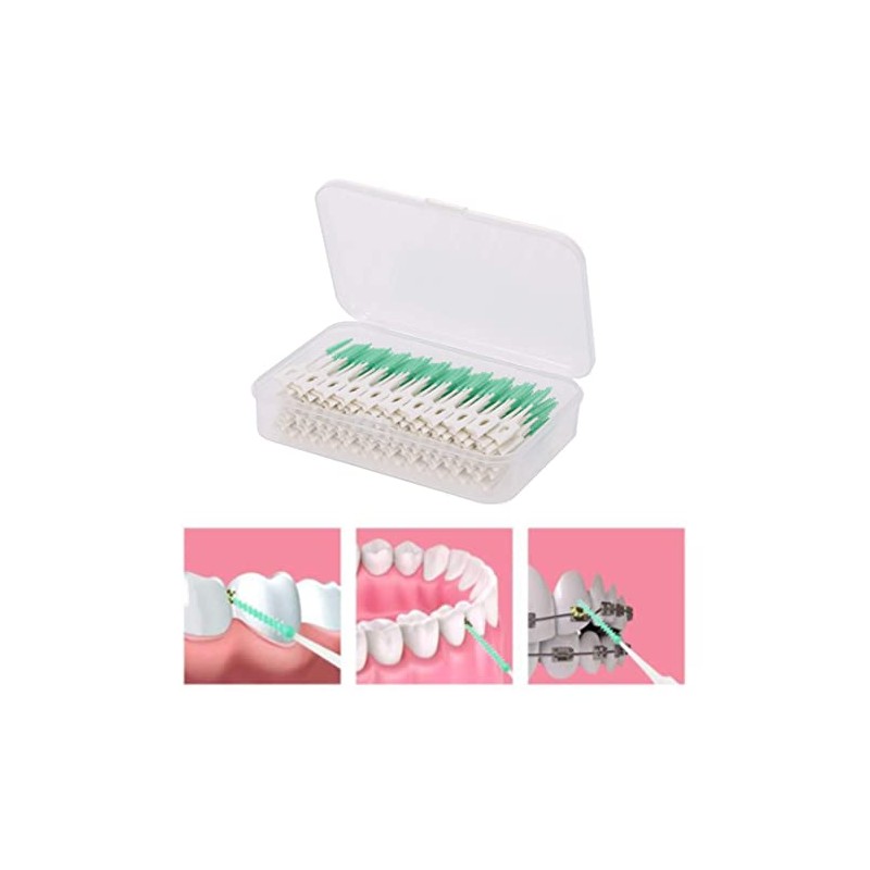 Cepillos interdentales Cepillos de limpiador de dientes desechables ultra apretables
