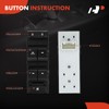 A-Premium Master Power Window Switch Compatible with Hyundai Sonata 2015