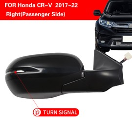 Marretoo for Honda CRV 2017-2022 Side Mirror Assembly Passenger Side for HONDA CRV Accessories| POWER+SIGNAL+HEAT+BSM Replaces HO1321318(RH)