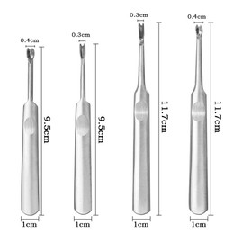 CODIRATO 8 Pieces Leather Edging Tool Stainless Steel Leather Edges Cutting Leather Edges Skiving Tools Leather Peeling Tools Edge Cutter Hand Tool Leather Tool Set for Polishing and Engraving