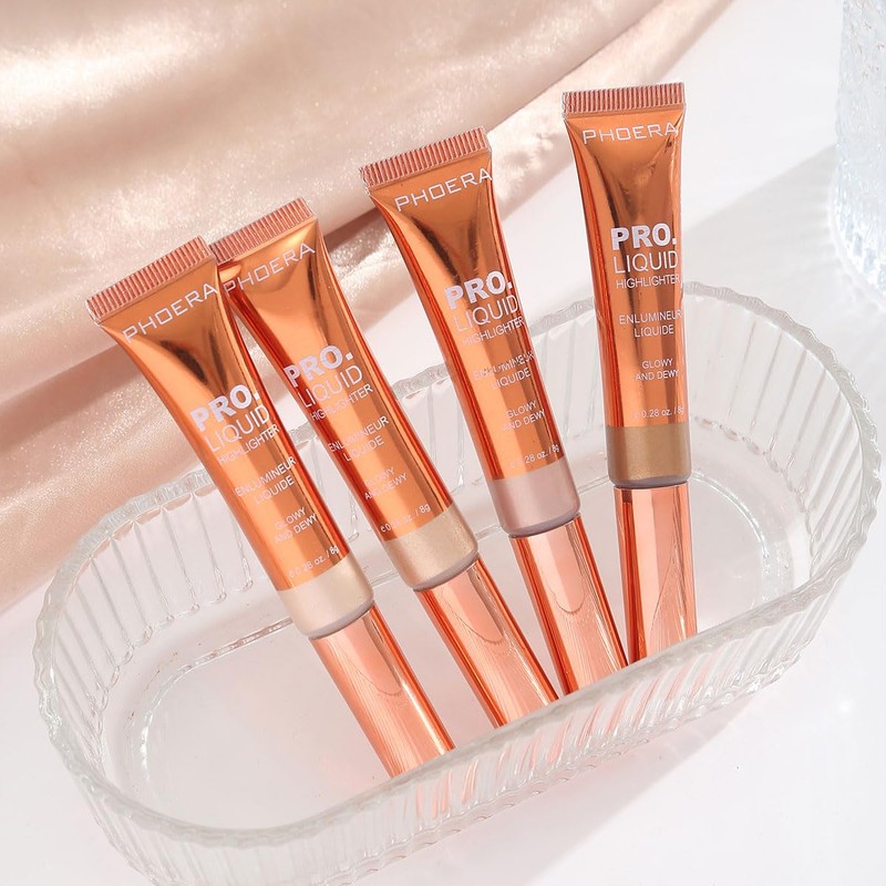 ONEKLIK Phoera Dewy Liquid Highlighter Wand – 302 Rose Gold,