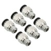 PATIKIL 10mm x 1/4"NPT Male Thread Push to Connect Fittings,