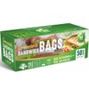UNNI UNNI Compostable Sandwich Bags, Resealable Compostable Food Storage Bags,